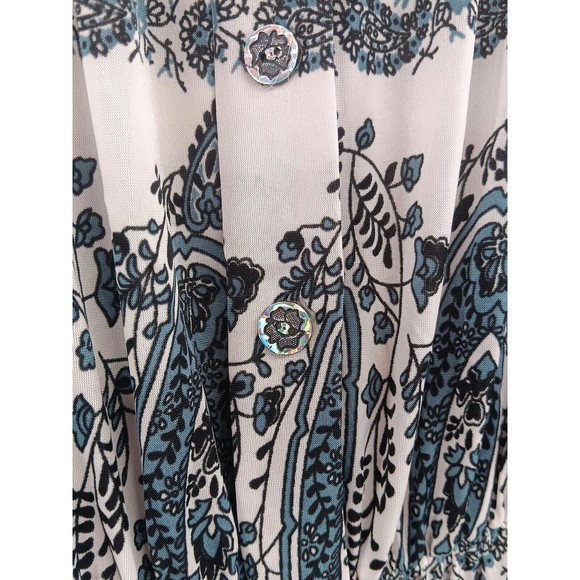 NWT Romantic Sini 1 Piece Pants Jumpsuit SZ L Strapless Pullup Hologram Buttons - Picture 5 of 16